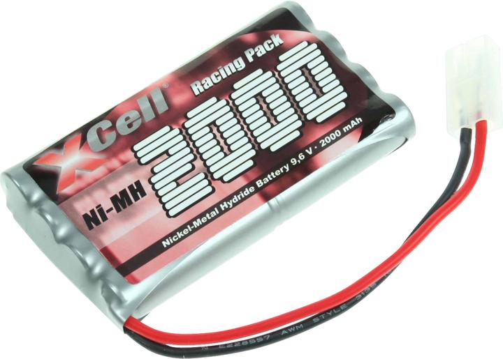XCell Ni-MH Akku 127927 RC-Pack, 9,6 V, 2000mAh, L4x2 (9.60 V, 2000 mAh)