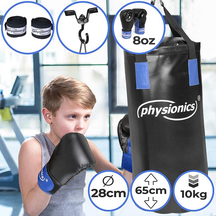 Immagine prodotto Physionics Sacco da boxe junior (66 cm, 9 kg)