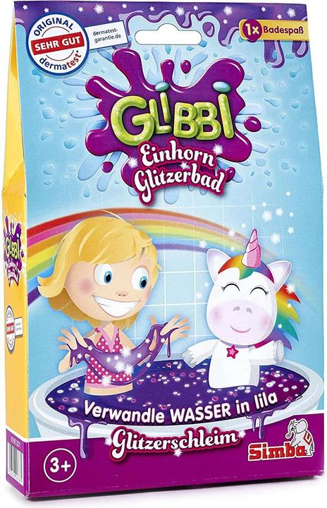 Actual product image Simba Glibbi Unicorn Glitter Bath