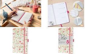 Image du produit Sigel Agenda de poche JOLIE motif (135 x 203 mm, Allemand)