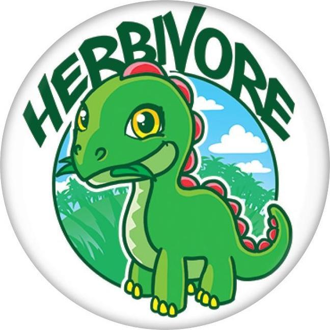Grindstore Abzeichen Herbivore Blech
