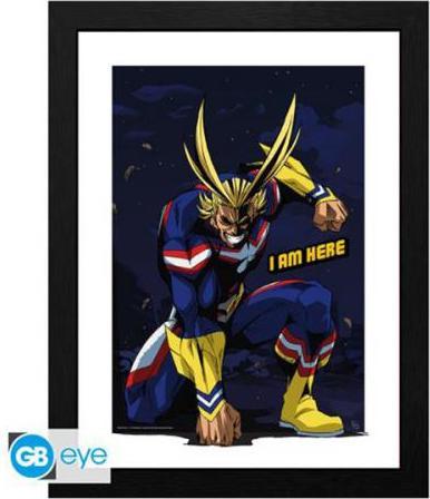 Produktbild GB Eye My Hero Academia Framed Print: All Might (30x40)