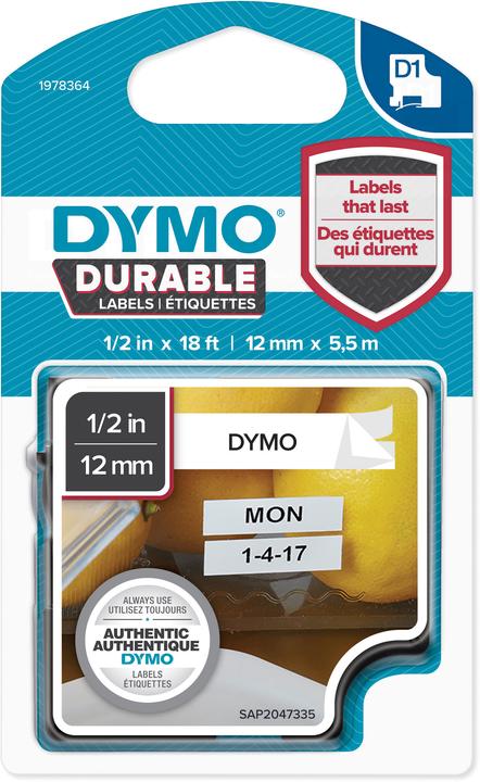 Produktbild Dymo Hochleistungsbänder (1.20 cm, Mehrfarbig)