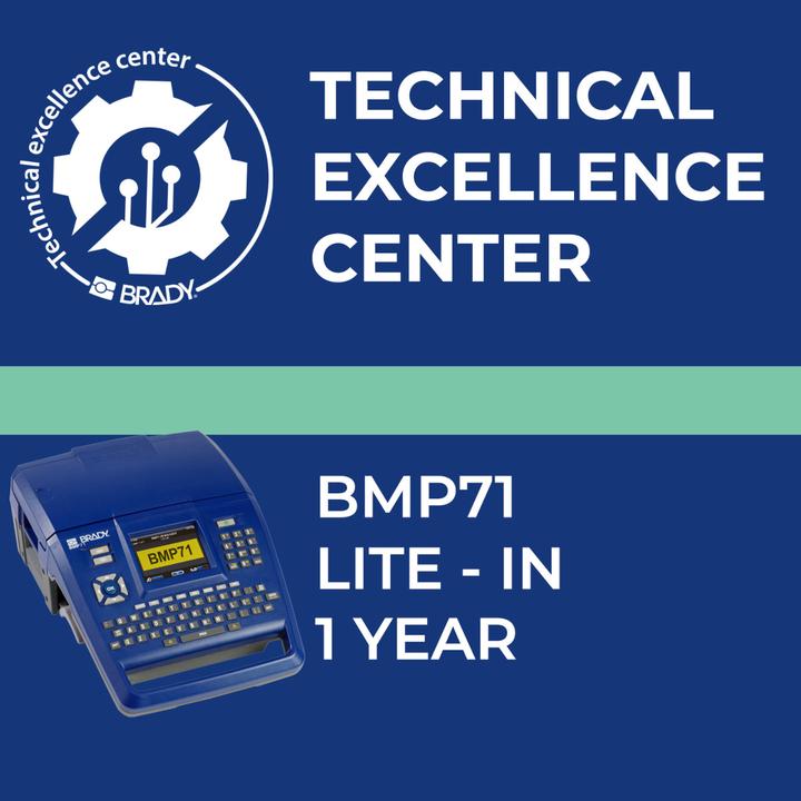 Energy Label Brady Service contract BMP71 Lite