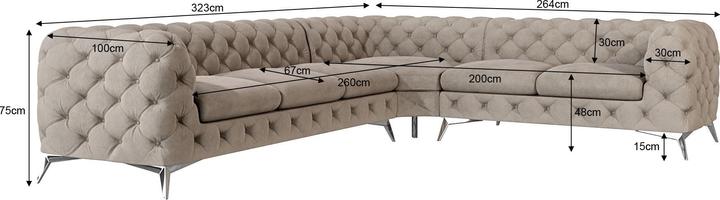 Actual product image Ropez Chelsea (Corner sofa)