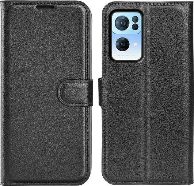 Actual product image MU Classic Litchi Leather Bookcover Series (Oppo Reno 7 Pro 5G)