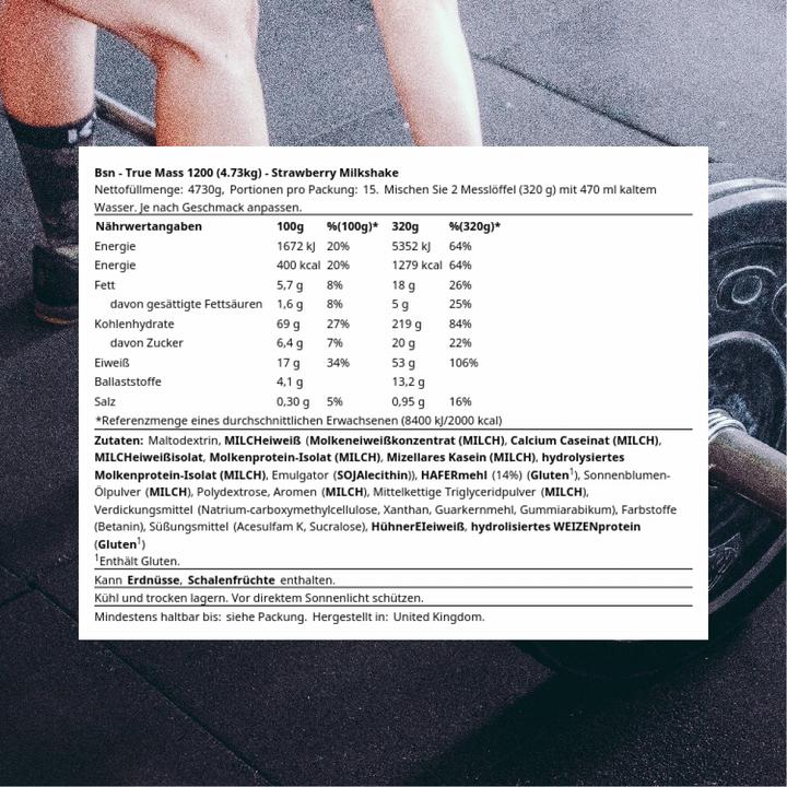 Image du produit BSN True Mass (Fraise, 1 pcs, 4730 g)