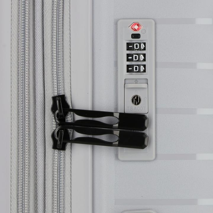 Image du produit D&N Travel Line 4500 Ensemble de valises à 4 roulettes 3 pièces avec soufflet extensible (205 l, XL (à partir de 115l))
