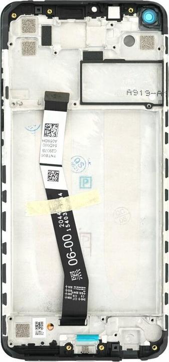 Actual product image Xiaomi Display unit + frame Redmi Note 9 grey 560003J15S00 (Display, Xiaomi Redmi Note 9)