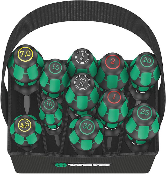 Produktbild Wera Kraftform 2go 300 (Phillipps-Kreuzschlitz (PH), Torx (TX), Pozidriv-Kreuzschlitz (PZ), Schlitzschrauben)