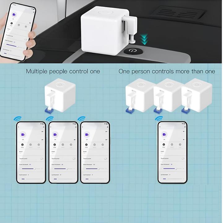 Actual product image Novidarte Fingerbot plus with Smart Life app (Fingerprint)
