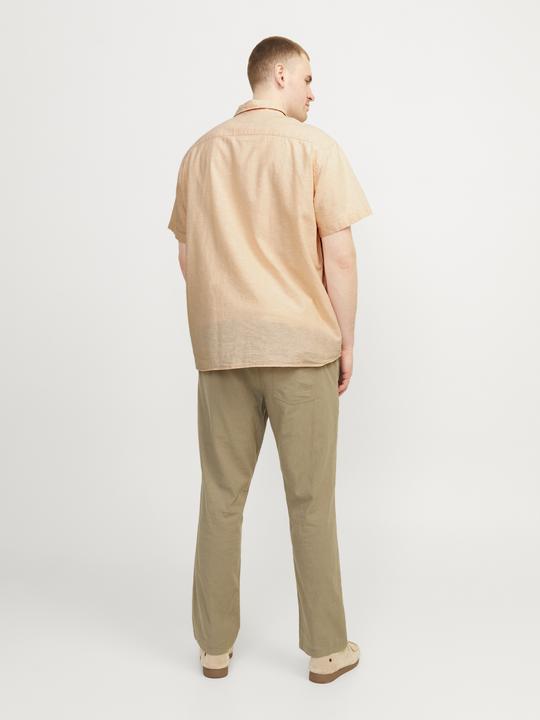 Produktbild Jack & Jones Jjelinen Blend Shirt Ss Sn Pls (6XL)