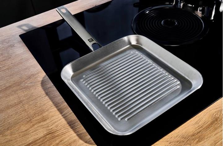 Immagine prodotto Zwilling Grillpfanne unbeschichtet (24 cm, Padella grill, Acciaio inossidabile)