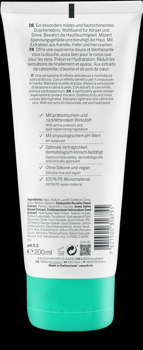 Actual product image Rausch Sensitive Shower Gel with chamomile (200 ml)