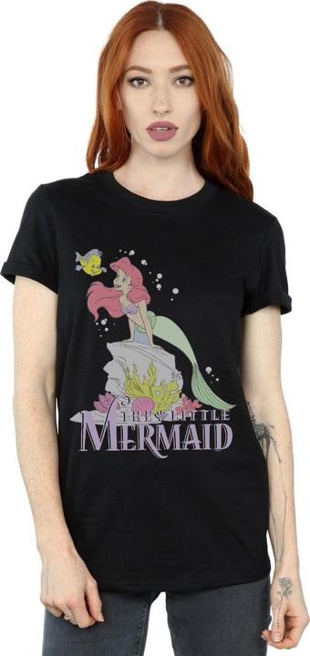 Immagine prodotto Disney The Little Mermaid Faded Nostalgia Maglietta Ampia Donna (M)