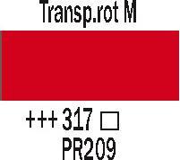 Produktbild Amsterdam Acrylfarbe Standard Series 317 (Transparentrot mittel, 120 ml)