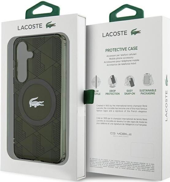 Immagine prodotto Lacoste LCHMSUBSB S921 kaki custodia rigida IML Blend Monogram MagSafe (Samsung Galaxy S24)
