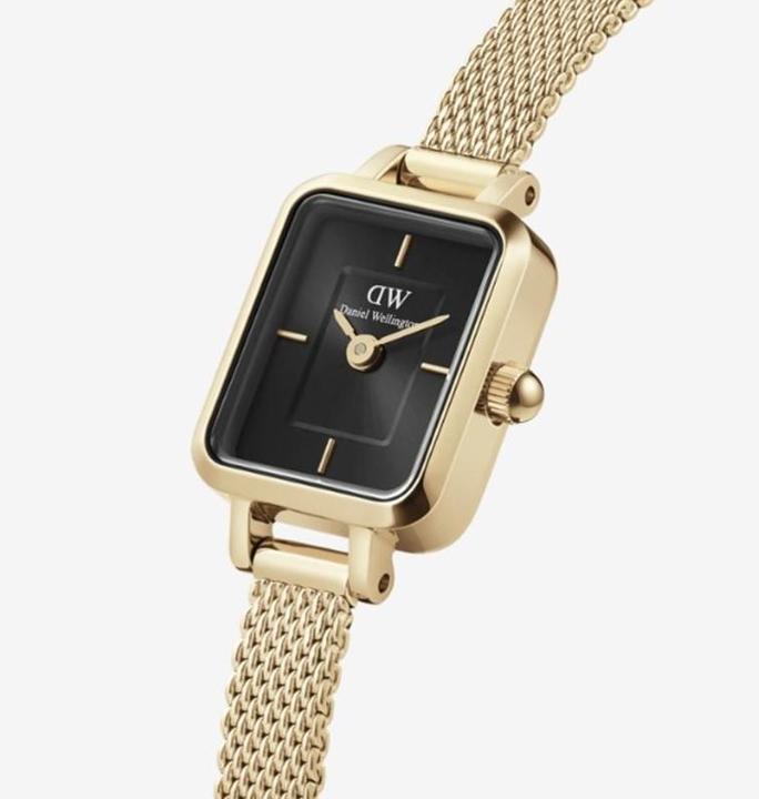 Produktbild Daniel Wellington Quadro Mini Evergold Onyx Gold (Analoguhr, 15.50 mm)