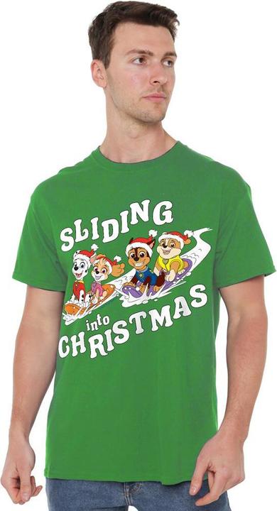 Produktbild Paw Patrol Sliding Into Christmas TShirt (4XL)