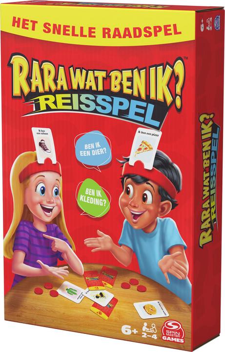 Actual product image Spin Master HEDBANZ RARA Wat Ben Ik? Reisspel (Dutch)