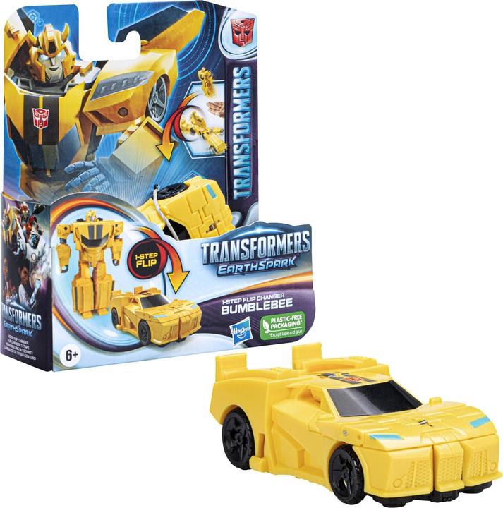 Actual product image Transformers EarthSpark 1-Step Flip Changer Bumblebee