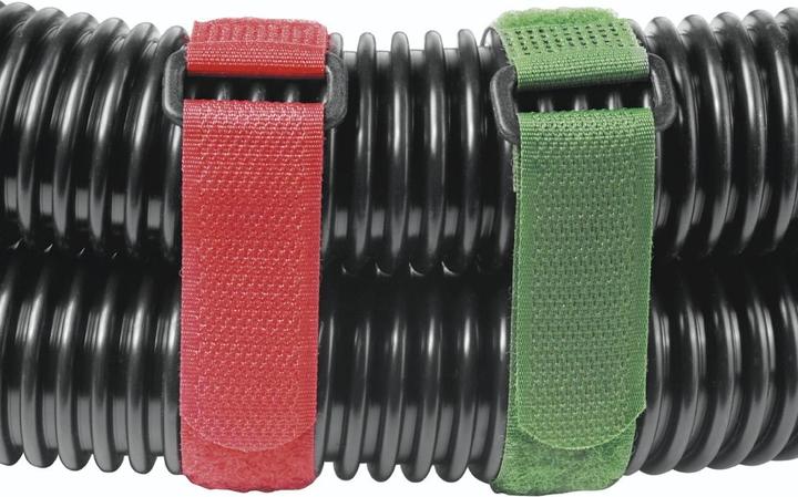 Actual product image Hama Velcro cable ties with eyelet, reusable, 20 x 250 mm, coloured, 9 pieces (Velcro cable ties, 250 mm, 9 pcs.)