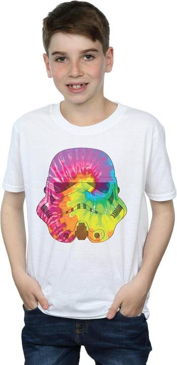 Actual product image Star Wars Boys Stormtrooper Uranus Helmet T-Shirt (140, 146)