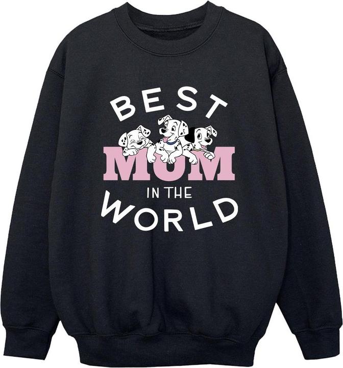 Actual product image Disney Boys 101 Dalmatians Best Mum In The World Sweatshirt (128)