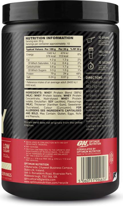 Immagine prodotto Optimum Nutrition 100% Siero di latte Gold Standard (Vaniglia, 1 pz., 300 g)