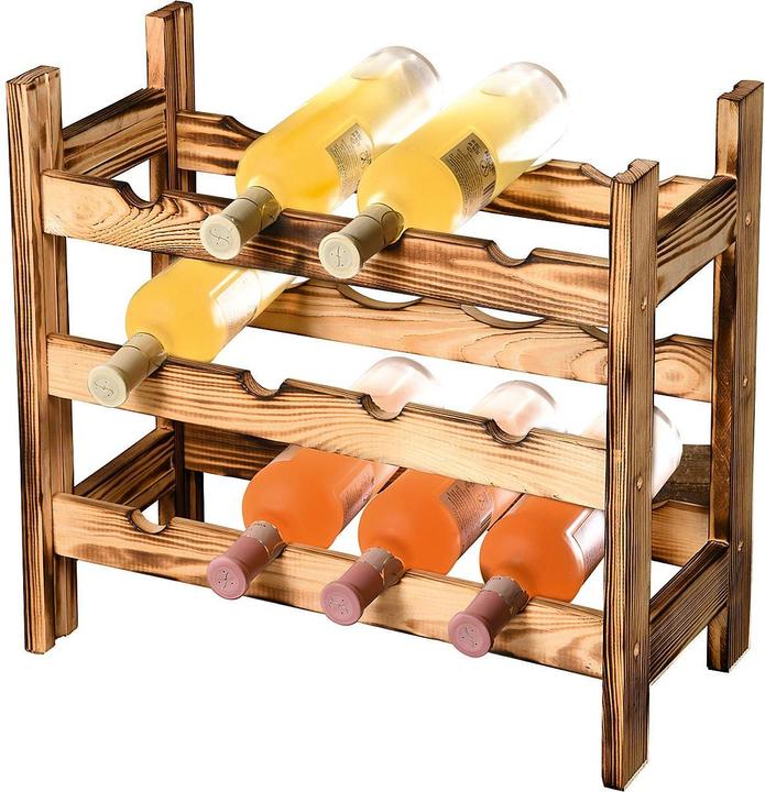 Kesper Weinregal Kiefer FSC (49 x 25 cm, 12 Fl.)