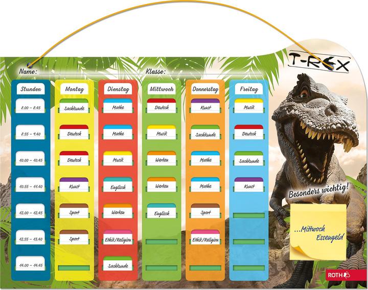 Magni Stundenplan A3 Tyrannosaurus Steck Fix (A3)