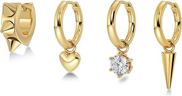 Edblad Ohrringe PEAK HOOPS ICON ONE HEART