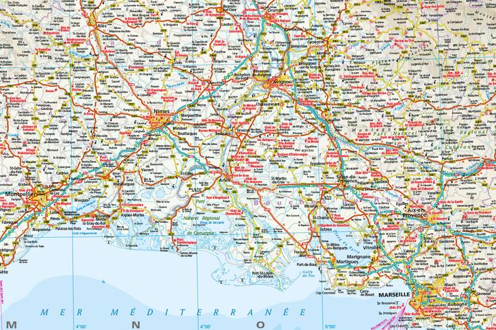 Actual product image Map Südfrankreich / Southern France (1:425.000)