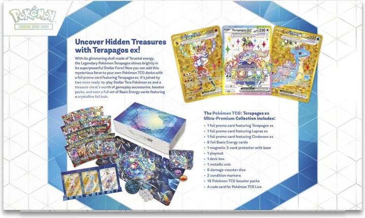 Actual product image Pokémon Terapagos ex Ultra Premium Collection (English, Box Set & Collection)
