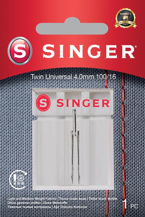 Singer TWIN Nähmaschinennadel, 4mm, 100/16