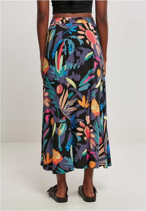 Actual product image Urban Classics Ladies Viscose Midi Skirt (XS)