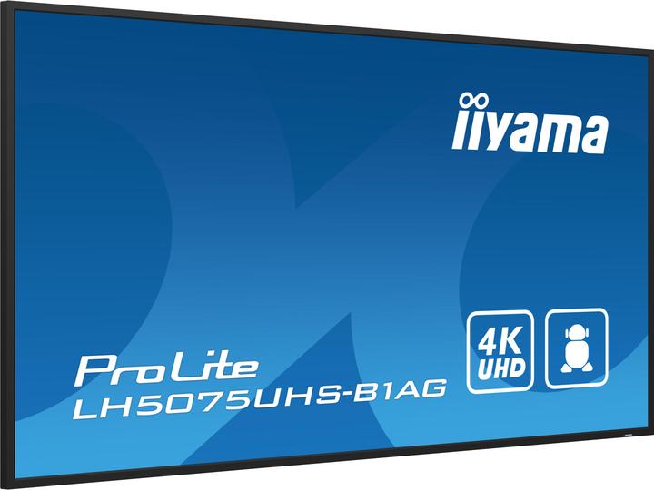 Actual product image iiyama 50" 3840x2160, UHD VA panel, Haze 25%, 5 (3840 x 2160 Pixels, 49.50")