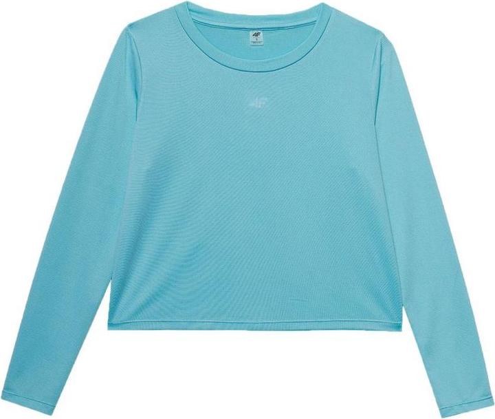 Actual product image 4F Koszulka damska longsleeve F218 niebieska 4FWSS24TFLOF218 33S M (33)