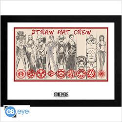 Actual product image GB Eye One Piece Cornici Frames Print Straw Hat Crew