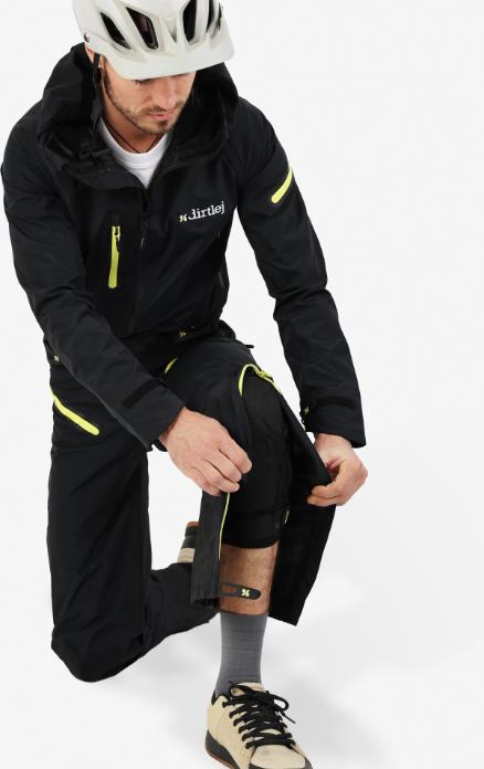 Actual product image dirtlej Dirtsuit Core Edition v.6, graphite/lemon, S (S)