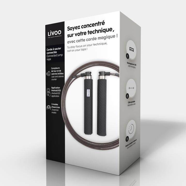 Produktbild Livoo Vernetztes Springseil (17 cm)