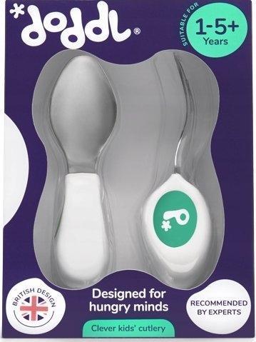 Actual product image Doddl Lime (fork+spoon)