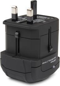 Immagine prodotto Hamlet Traver Adapter adattatore universale da viaggio per prese elettriche più caricatore usb (1750 W)