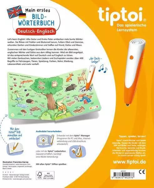 Produktbild Ravensburger tiptoi® Mein erstes Bild-Wörterbuch Deutsch-Englisch (Deutsch, Englisch, Franziska Harvey, 2025)