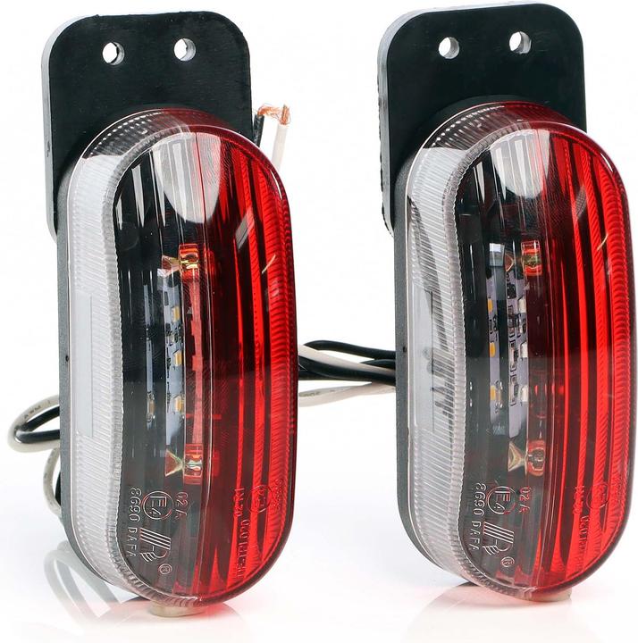 Immagine prodotto Wiltec 2x 6 LED luce di posizione per luce di ingombro per rimorchio