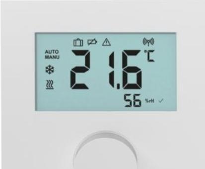 Image du produit Pettinaroli trådløs rumtermostat - med display V4 IP, hvid