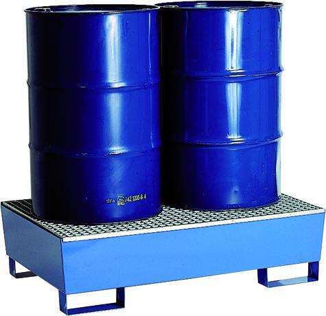 Schulte Lagertechnik Paletta per 2 fusti
