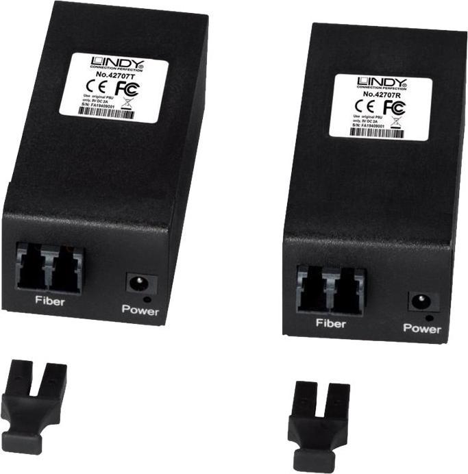 Produktbild Lindy USB 3.1 / 3.0 LWL/Fibre Optic Extender 400m (400 m, USB 3.1, USB 3.0)