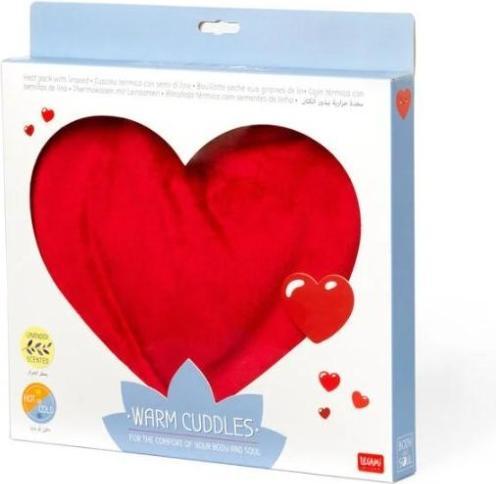 Image du produit Legami Coussin thermique avec coeur de graines de lin - Warm Cuddles