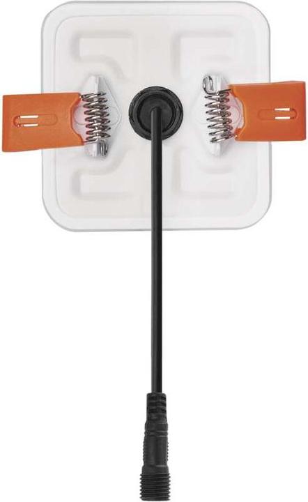 Actual product image Emos LED recessed light 75x75, square, white, 6W neutral white, IP65 (500 lm)